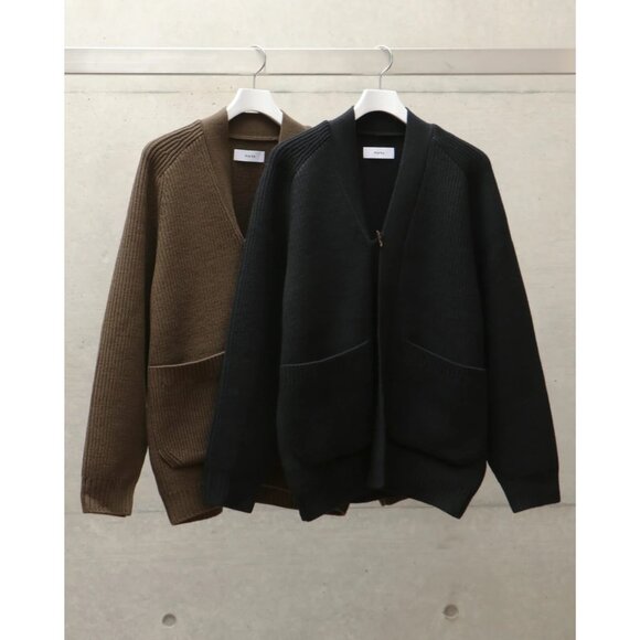 Markaware Heavyweight Oversized Wool Toggle Cardigan Medium